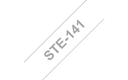 STe-141 - Текст Белый на Лента Прозрачная (3 м)