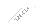TZe-CL4 - Текст Черный на Лента Белый