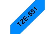 TZe-551  -  Текст Чёрный на Лента Синяя (8 м)