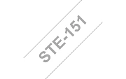 STe-151 - Текст Белый на Лента Прозрачная (3 м)