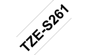TZe-S261 - Тексты Чёрный На Лента Белая (8 м)