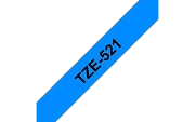 TZe-521 - Текст Чёрный на Лента Синяя (8 м)