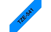 TZe-541  -  Текст Чёрный на Лента Синяя (8 м)