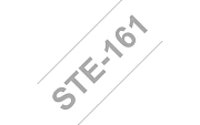 STe-161 - Текст Белый на Лента Прозрачная (3 м)