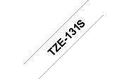 TZe-131S - Текст Чёрный на Лента Прозрачная (4 м)